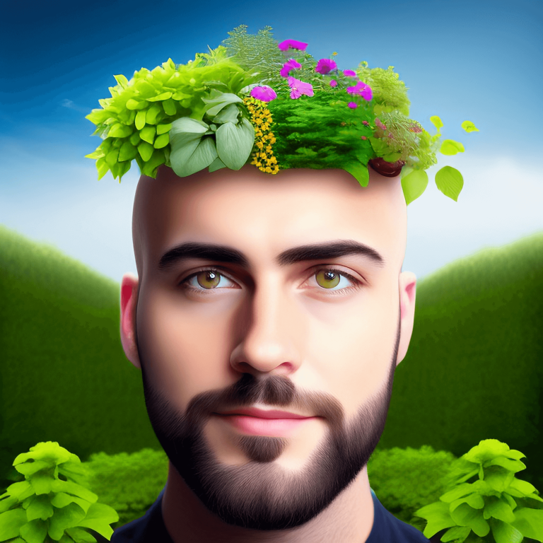 The Benefits of Growing a Garden on Your Bald Head
