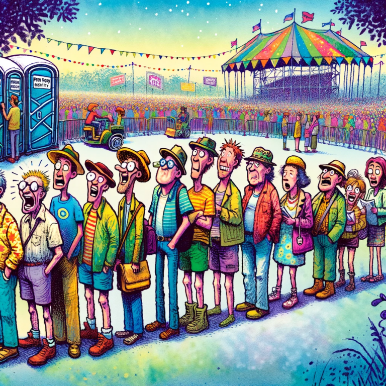 The Proper Etiquette for Pooping in a Porta Potty during a Music Festival