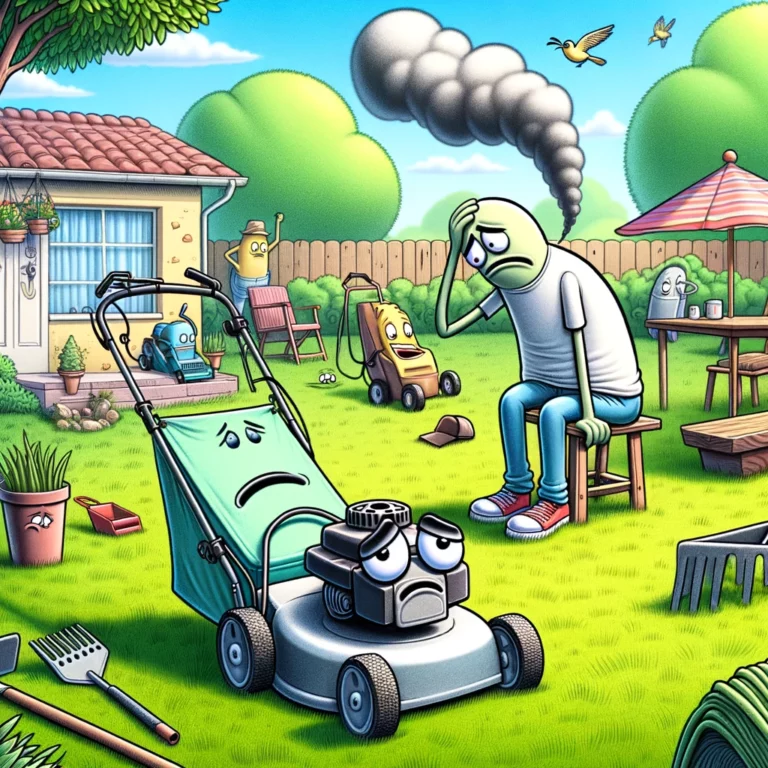 Why Your Lawnmower Might Be Depressed