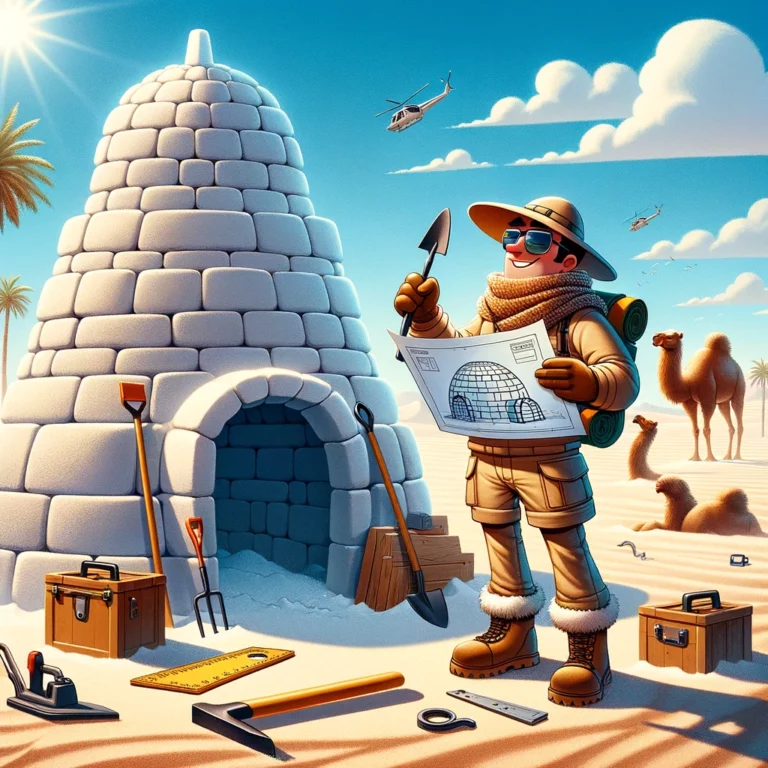How to Build an Igloo in the Sahara Desert