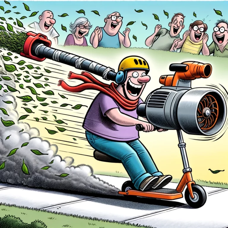 7 Creative Ways to Use a Leaf Blower for Personal Transportation