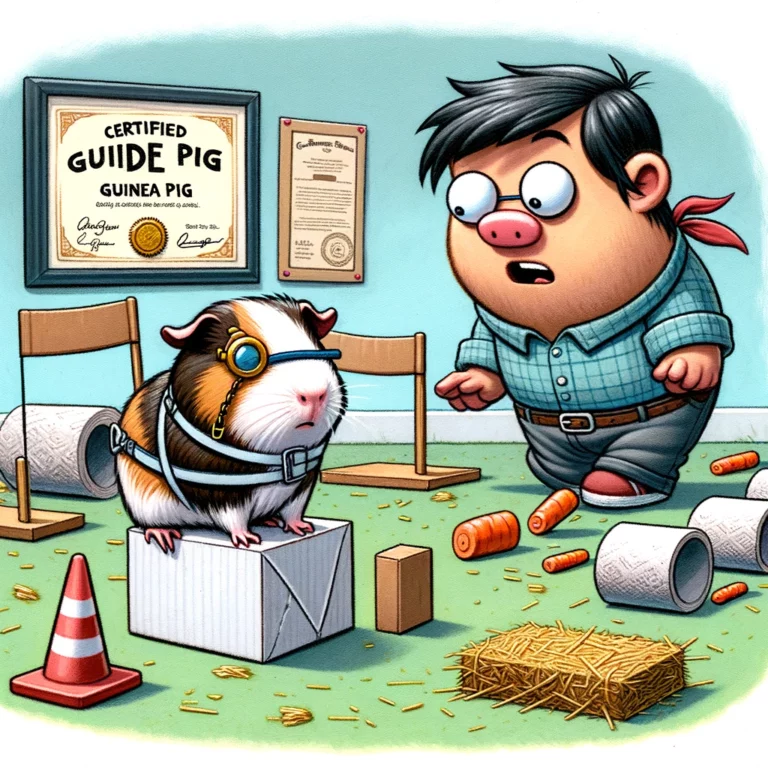 How to Train Your Guinea Pig to Be a Seeing Eye Rodent
