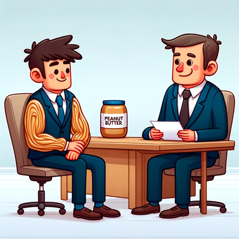 Why You Should Put Peanut Butter on Your Elbows Before a Job Interview
