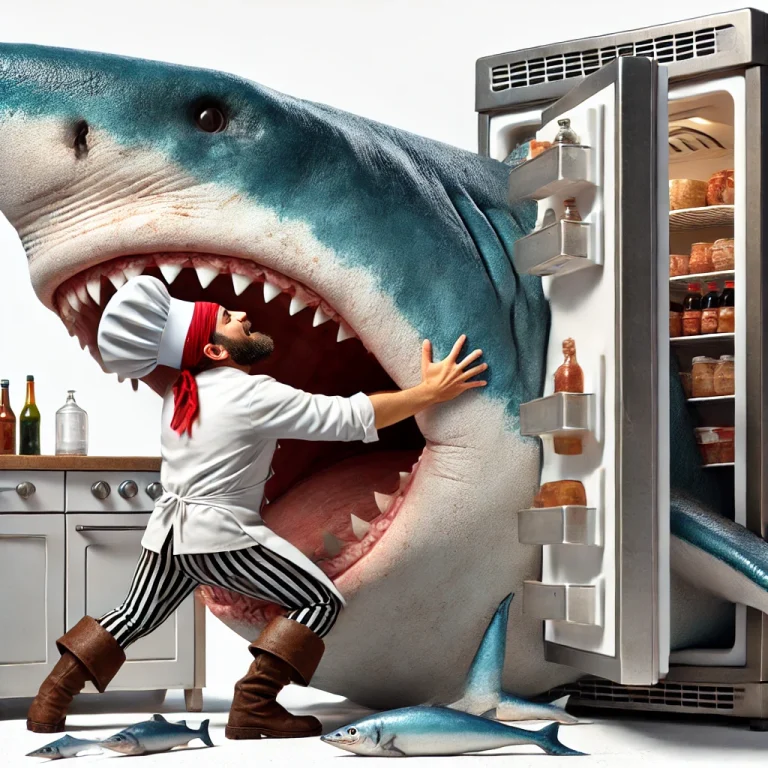 How many calories are in a Great White Shark?