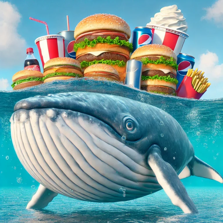How Many Calories Are in a North Pacific Right Whale?