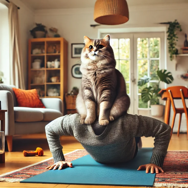 Making Your Cat Work Out Without Looking Like an Idiot