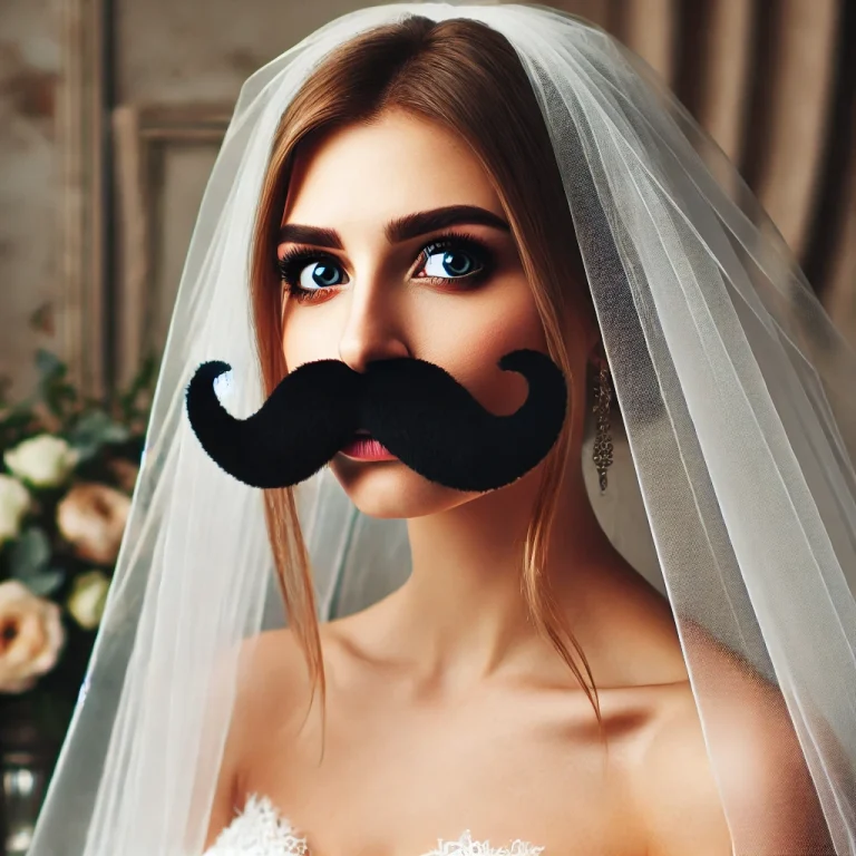 The Proper Way to Wear a Fake Mustache During Your Wedding
