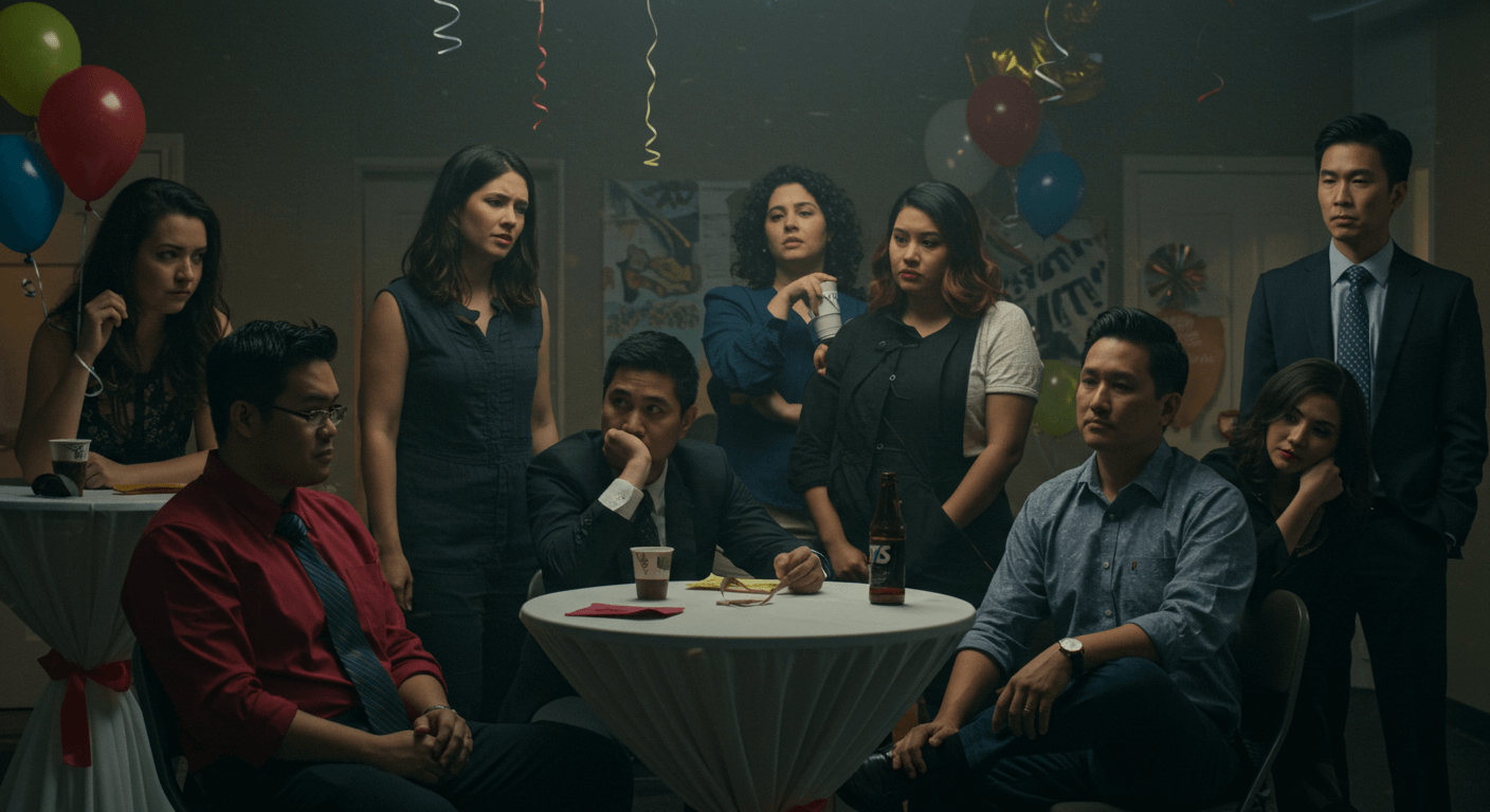 Why Work Friends Suddenly Turn Weird at Company Parties