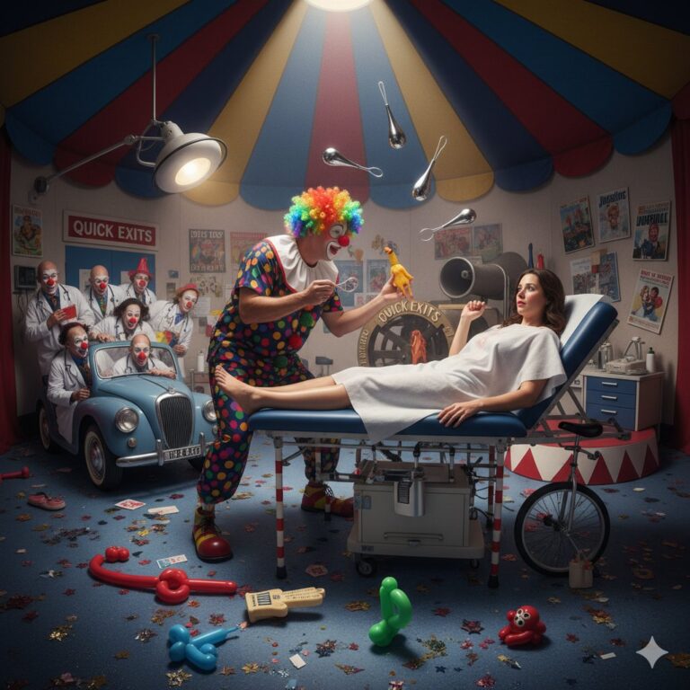 The Warning Signs Your Gynecologist Is a Clown in Disguise