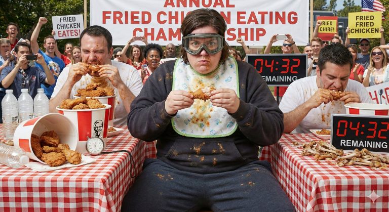 9 Competitive Eating Tips for Fried Chicken Contests