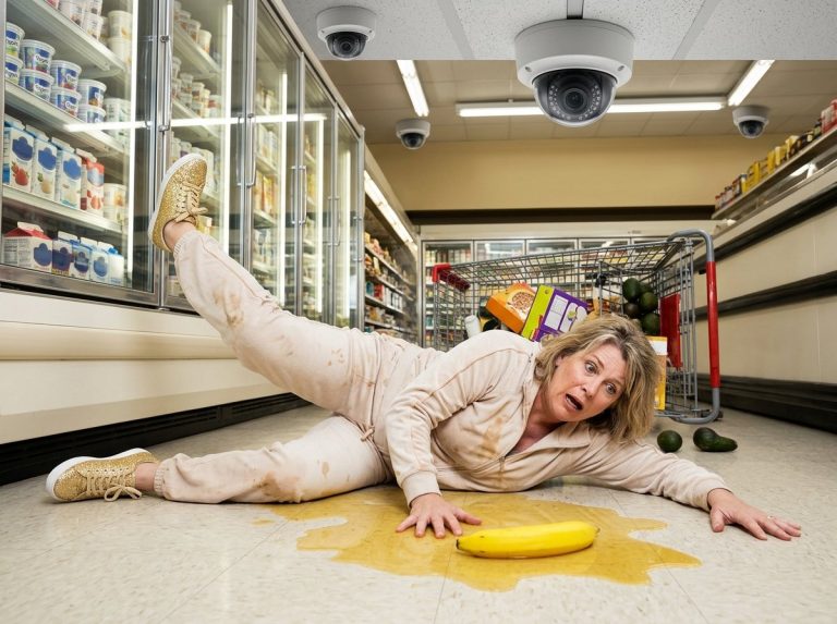 Why Fake Grocery Store Slip-and-Falls Won’t Make You Rich