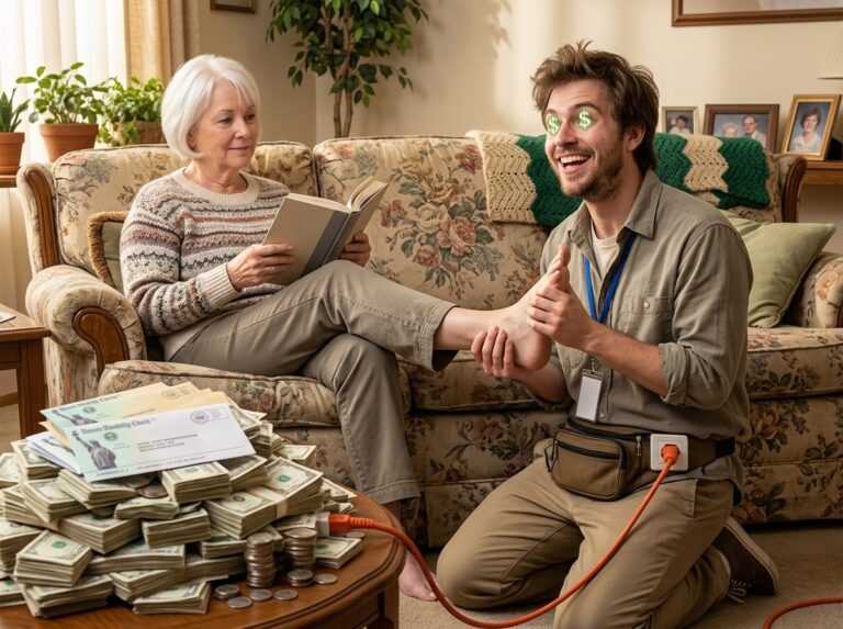Signs Your Aunt’s New Fiance Is Only After Her Monthly Disability Check