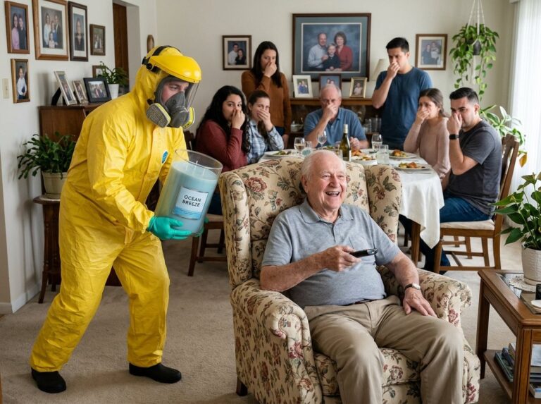 How to Tell Your Grandpa His Pants Are Full of Poop Again