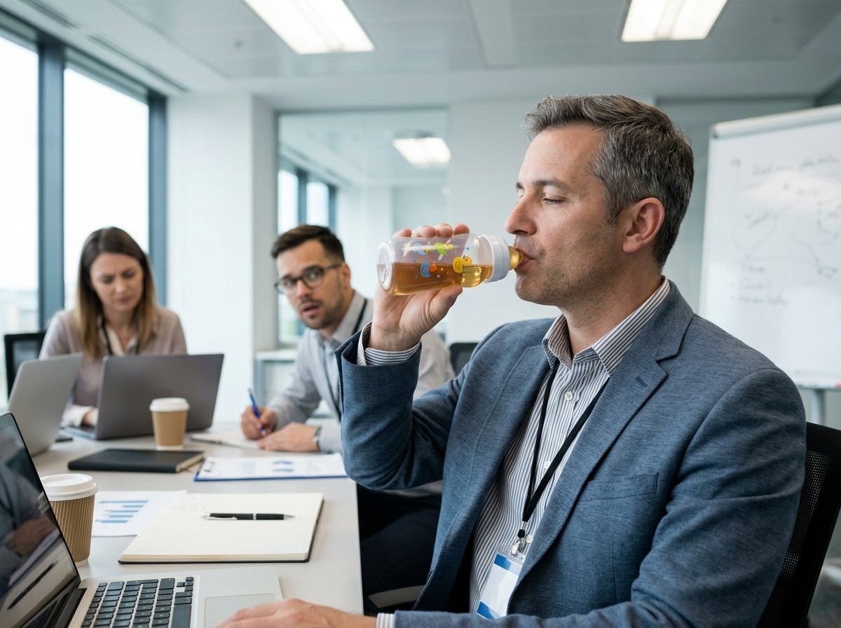 How to Smuggle Booze Into the Office in a Baby Bottle