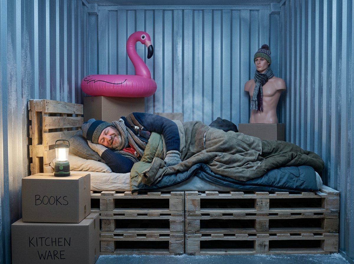 How to Live Comfortably Inside a Rented Storage Unit During the Winter