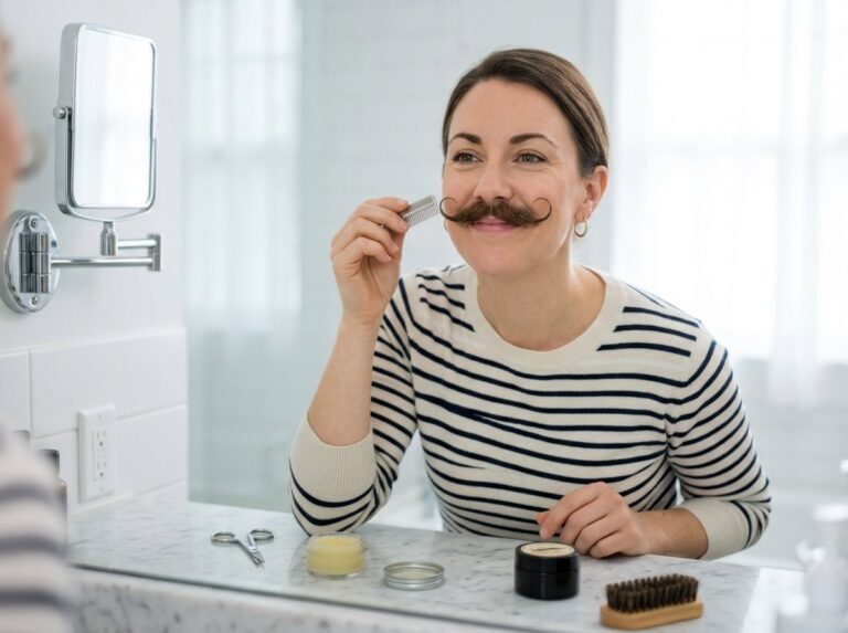 Proper Mustache Care for Women in Their Thirties