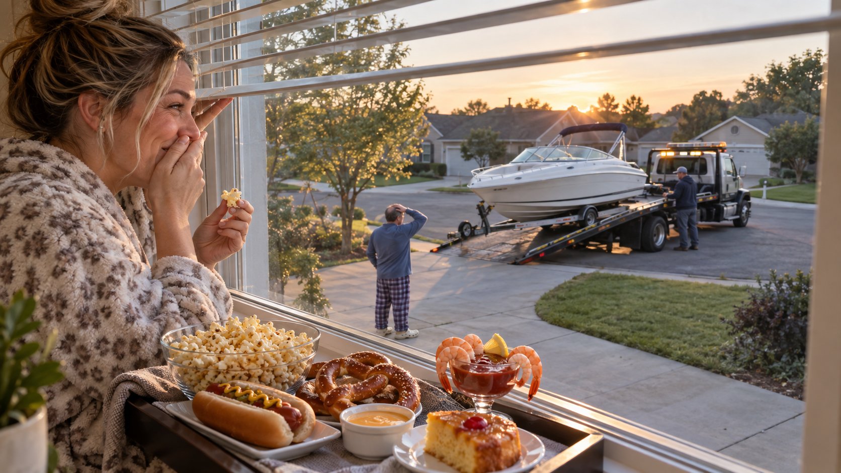 The Best Snacks for Watching Your Neighbor’s Boat Get Repossessed