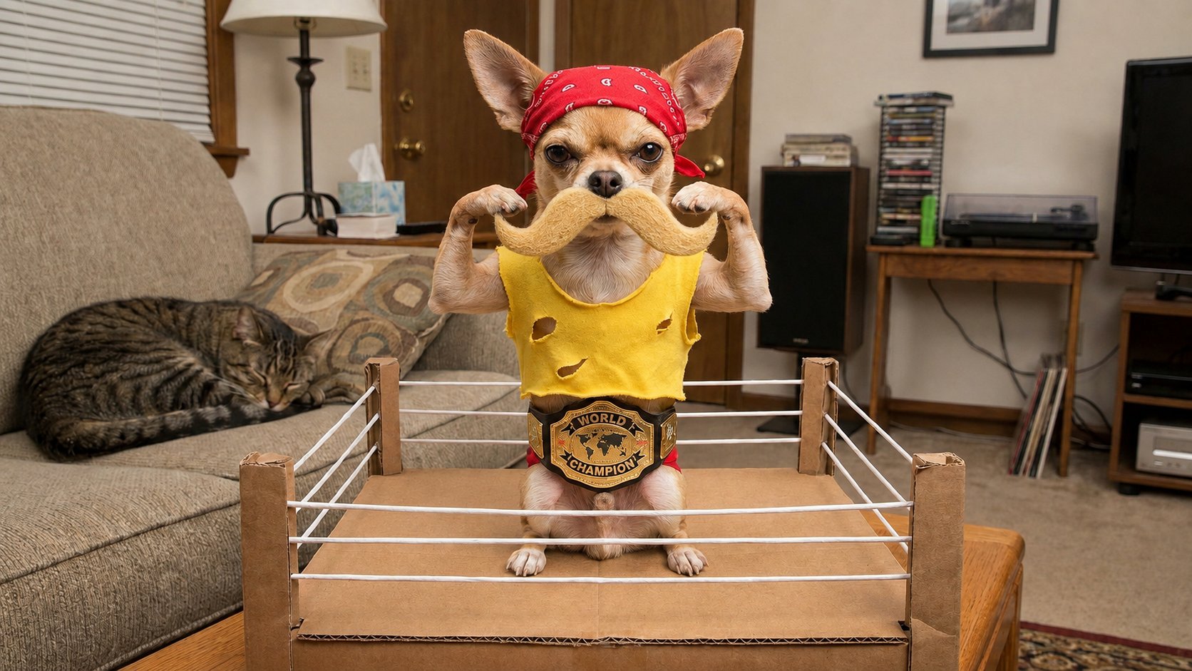 Hulk Hogan Halloween Costume Ideas for Chihuahuas