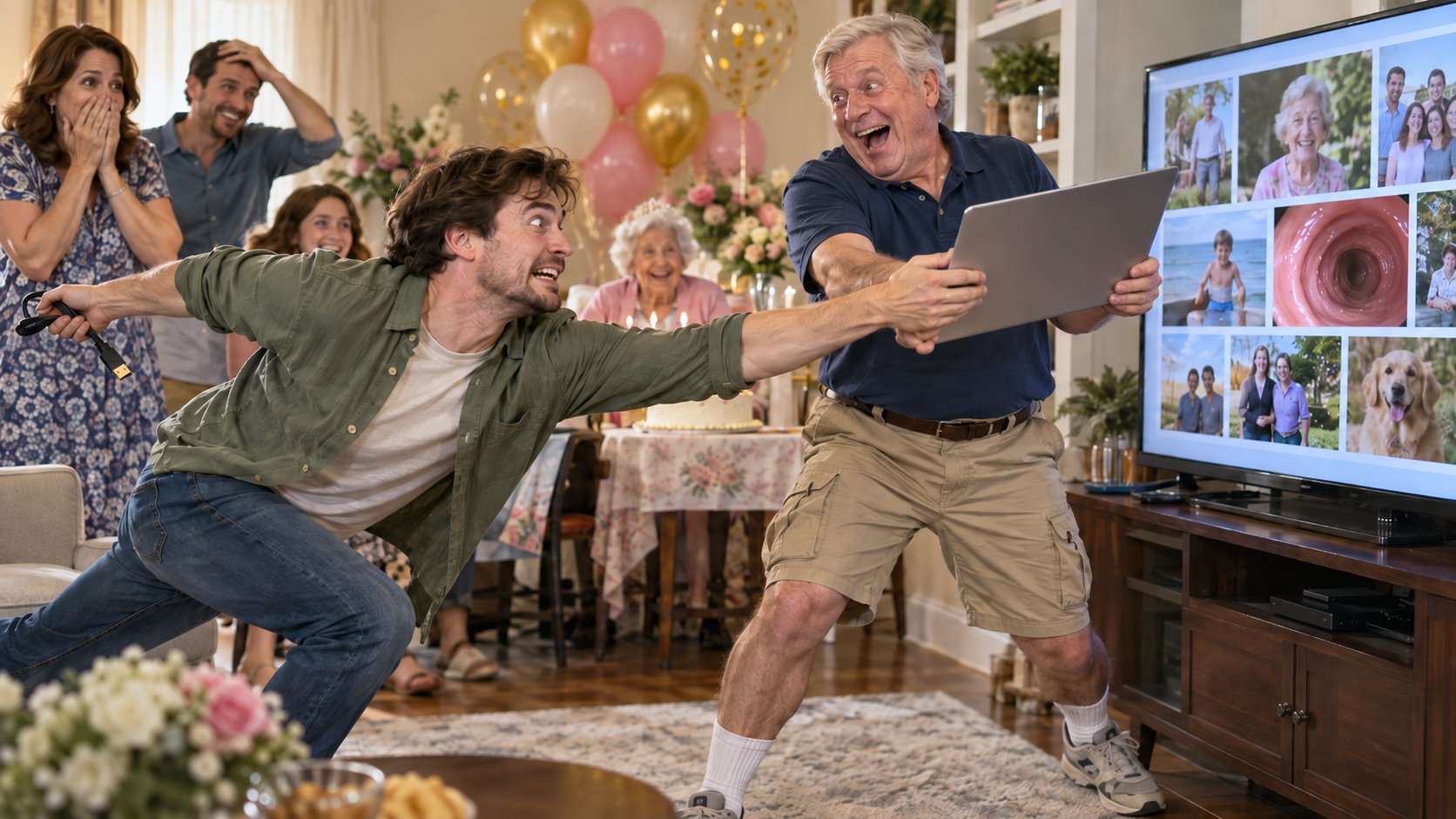 How to Stop Your Dad from Putting His Colonoscopy Photos in the Family Slideshow