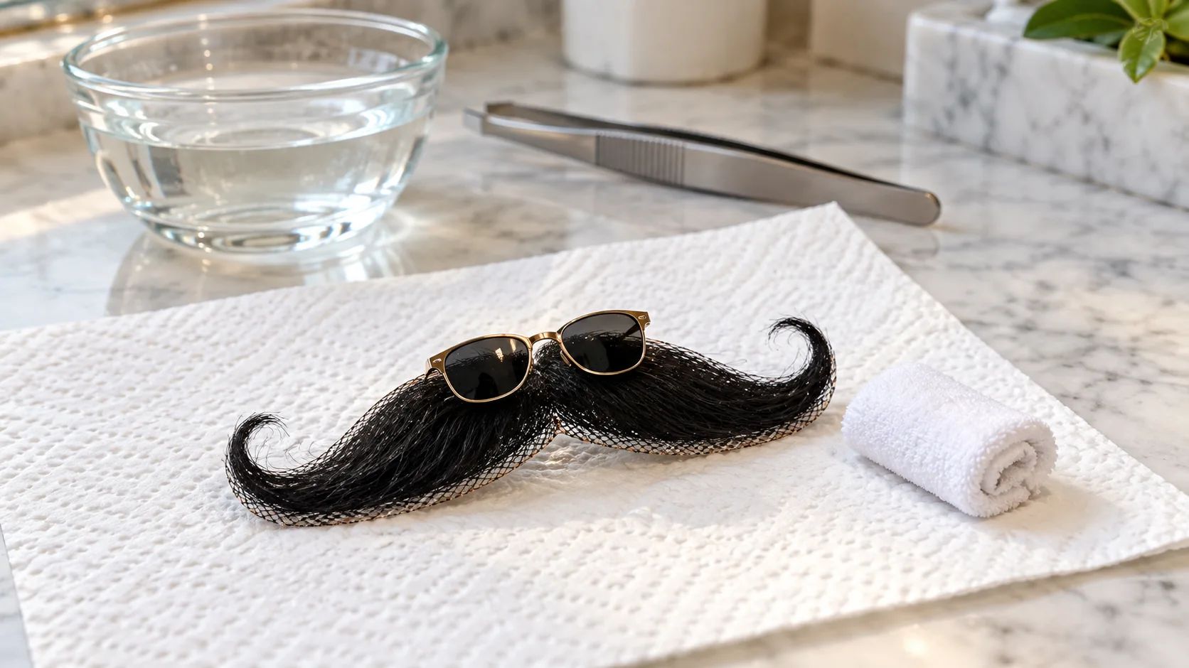 How to Care for a Fake Mustache During Flu Season