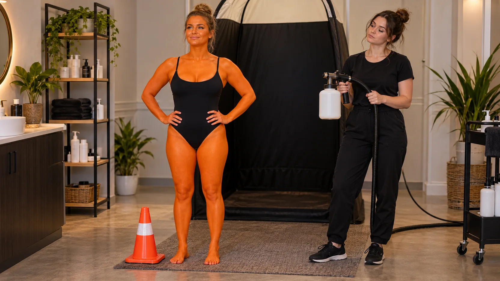 Spray Tan Warning Signs Before You Look Like a Traffic Cone